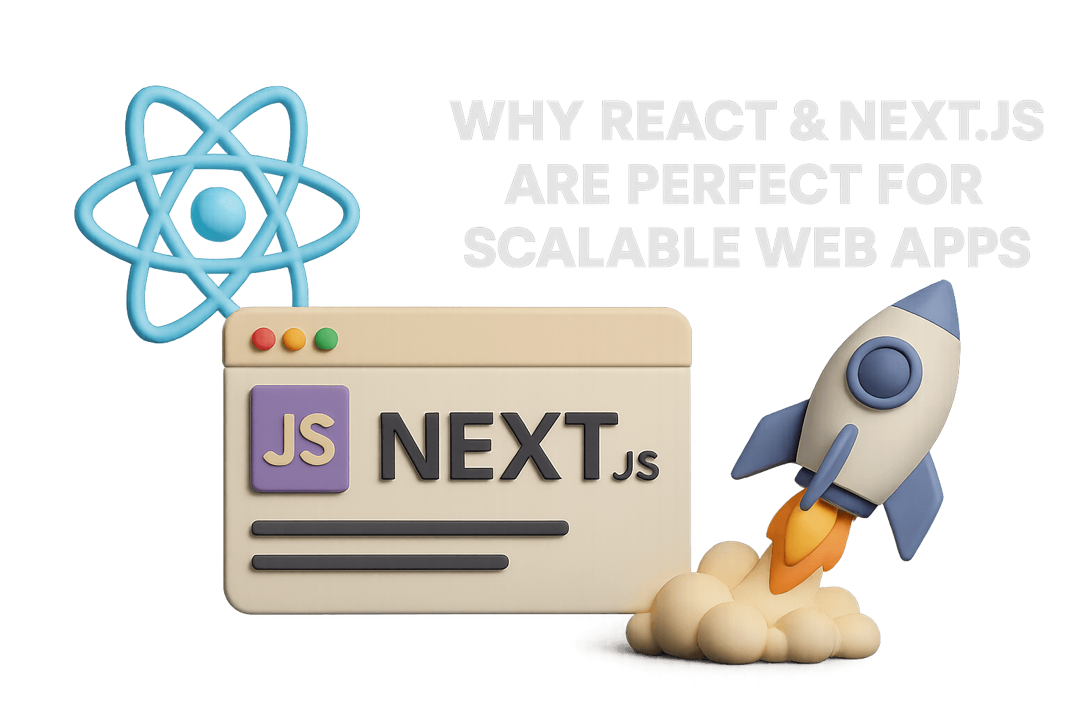 Banner for Why React & Next.js Are Perfect for Scalable Web Apps 🚀