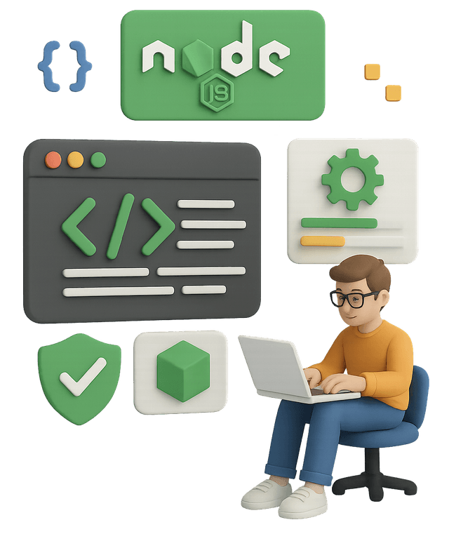 Node 3D Icon