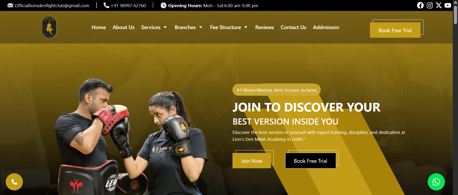 Lion's Den Fight Club MMA Academy